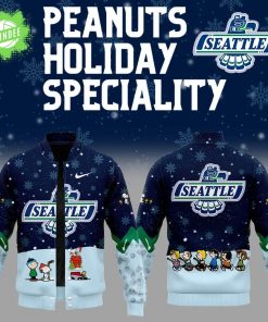 Seattle Thunderbirds Peanuts & Snoopy Navy Nike Jacket