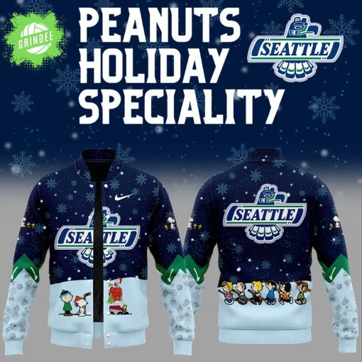 Seattle Thunderbirds Peanuts & Snoopy Navy Nike Jacket