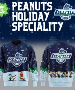 Seattle Thunderbirds Peanuts & Snoopy Navy Nike Sweatshirt