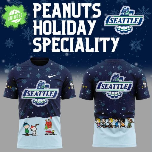 Seattle Thunderbirds Peanuts & Snoopy Navy Nike T-Shirt