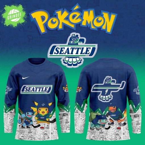 Seattle Thunderbirds x Pokémon Hockey Jersey – Special Edition