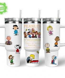 Snoopy Tumbler Peanuts 75th Anniversary 1950–2025 40oz