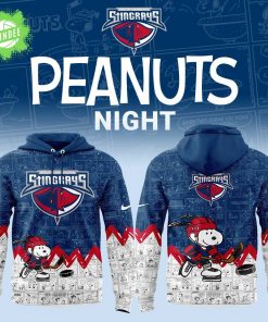 South Carolina Stingrays Anniversary of Peanuts Hoodie – Snoopy x NHL Special Edition