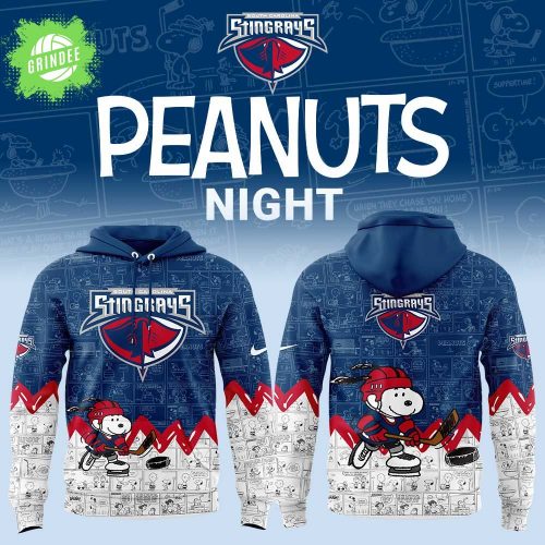 South Carolina Stingrays Anniversary of Peanuts Hoodie – Snoopy x NHL Special Edition