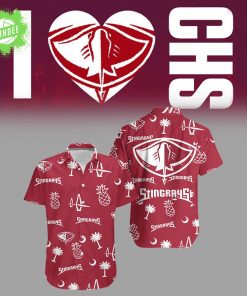 South Carolina Stingrays I ♥︎ CHS Night Hawaii Shirt – Charleston Hockey Fan Apparel
