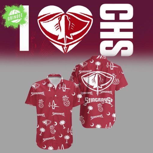 South Carolina Stingrays I ♥︎ CHS Night Hawaii Shirt – Charleston Hockey Fan Apparel