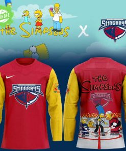 South Carolina Stingrays x 35th The Simpsons Hockey Jersey – Collector’s Crossover Jersey