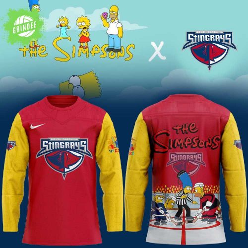 South Carolina Stingrays x 35th The Simpsons Hockey Jersey – Collector’s Crossover Jersey
