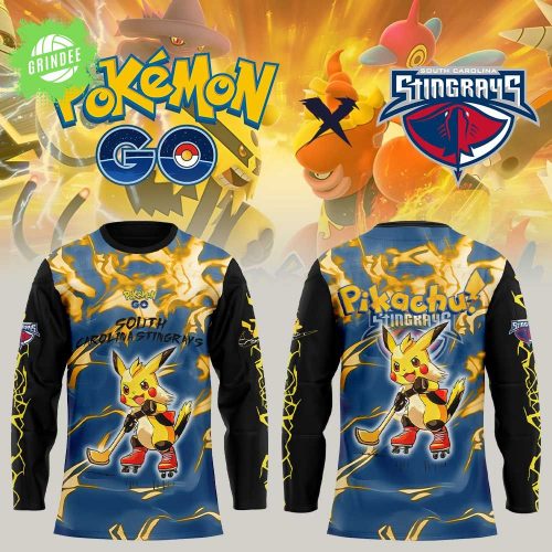 South Carolina Stingrays x Pokémon GO Hockey Jersey – Limited Edition Pokémon Fans Jersey