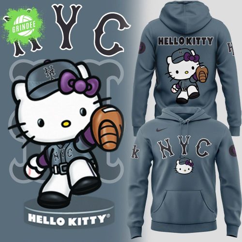 Special Hello Kitty New York Mets Hoodie