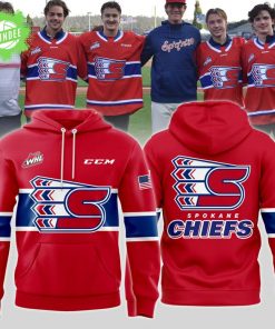 Spokane Chiefs 2024 Pullover Hoodie – Red Edition