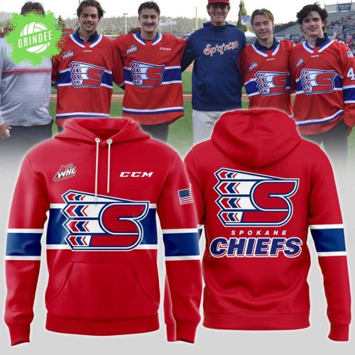 Spokane Chiefs 2024 Pullover Hoodie – Red Edition