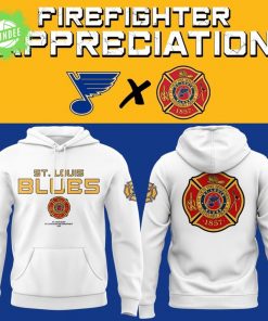 St. Louis Blues 2025 Fire Department Appreciation Hoodie