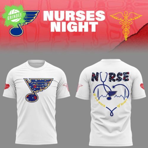 St. Louis Blues Nurses Night 2025 T-Shirt