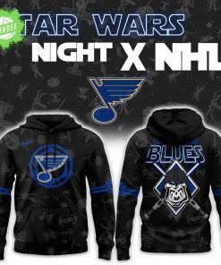 St. Louis Blues x Star Wars Heritage Night 2025 Combo Hoodie – Galactic NHL Special Edition
