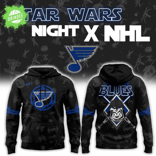 St. Louis Blues x Star Wars Heritage Night 2025 Combo Hoodie – Galactic NHL Special Edition