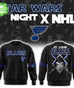 St. Louis Blues x Star Wars Heritage Night 2025 Sweatshirt – Exclusive Star Wars NHL Apparel