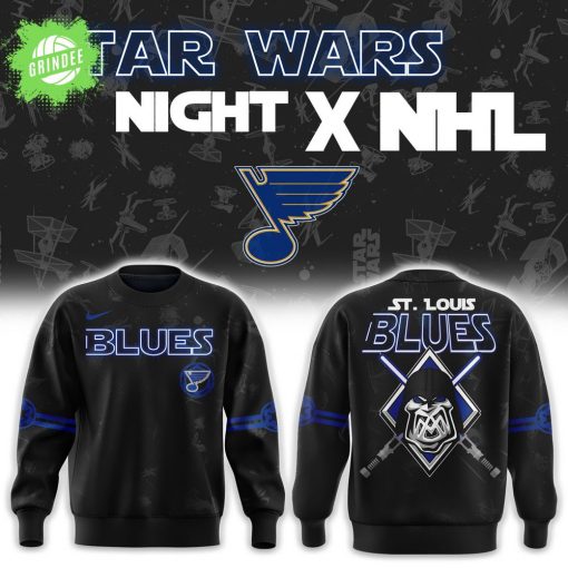 St. Louis Blues x Star Wars Heritage Night 2025 Sweatshirt – Exclusive Star Wars NHL Apparel