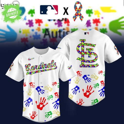 St. Louis Cardinals MLB Autism Awareness Special Edition 2025 Baseball Jersey