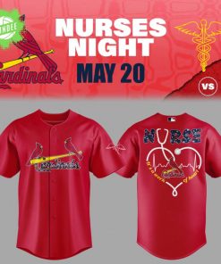 St. Louis Cardinals Nurses Appreciation Red Jersey & Flat Cap Set