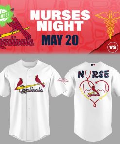 St. Louis Cardinals Nurses Appreciation White Jersey & Flat Cap Set