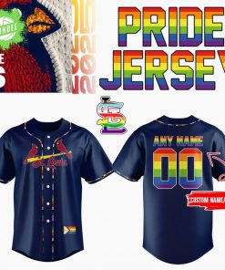St. Louis Cardinals Pride Night 2025 Baseball Jersey