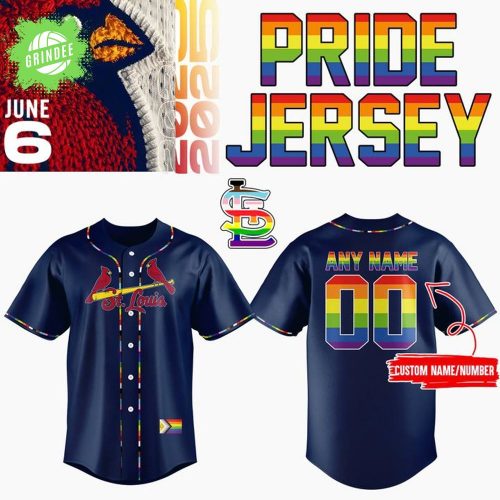 St. Louis Cardinals Pride Night 2025 Baseball Jersey