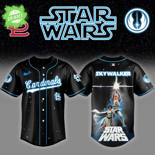 St. Louis Cardinals x Star Wars Luke Skywalker Night Jersey – Jedi Fan Game Edition