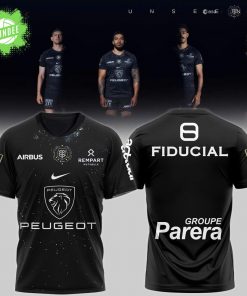 Stade Toulousain Rugby 2024 Jersey – Black Peugeot Edition by Nike T-Shirt