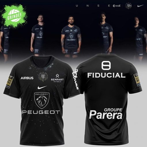 Stade Toulousain Rugby 2024 Jersey – Black Peugeot Edition by Nike T-Shirt