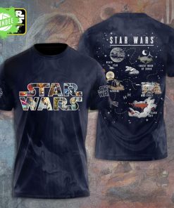 Star Wars Planet 3D T-Shirt