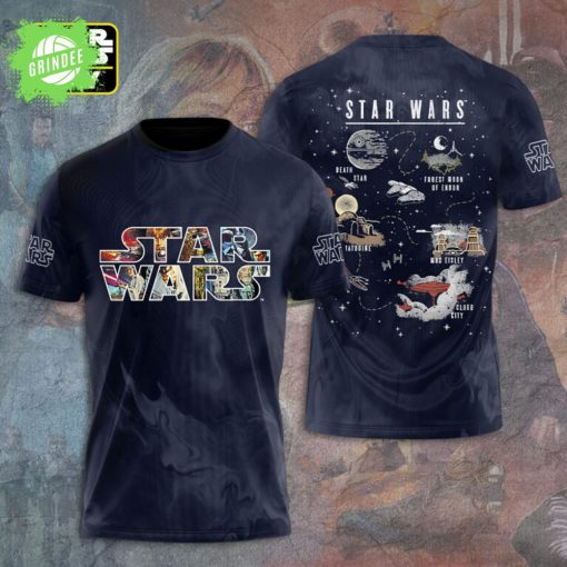 Star Wars Planet 3D T-Shirt