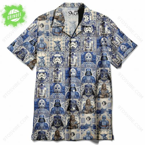 Star Wars Porcelain Flower Style Hawaiian Shirt