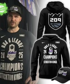 Stockton Kings G League Champions 2025 Combo Hoodie
