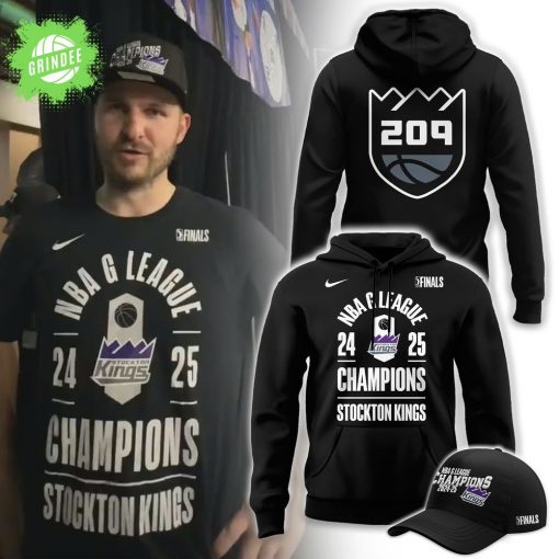 Stockton Kings G League Champions 2025 Combo Hoodie