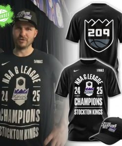 Stockton Kings G League Champions 2025 Combo T-Shirt