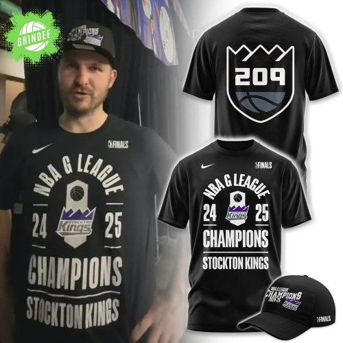 Stockton Kings G League Champions 2025 Combo T-Shirt