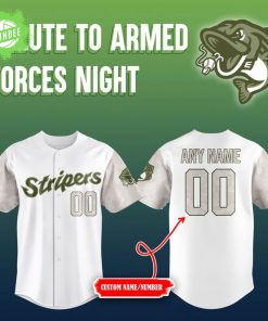 Stripers 2025 Salute to Armed Forces Night Baseball Jerseys