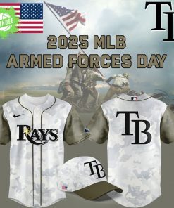 Tampa Bay Rays Armed Forces Day MLB Jersey 2025