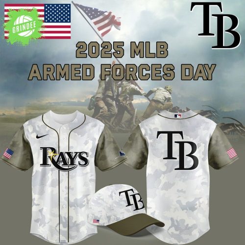 Tampa Bay Rays Armed Forces Day MLB Jersey 2025