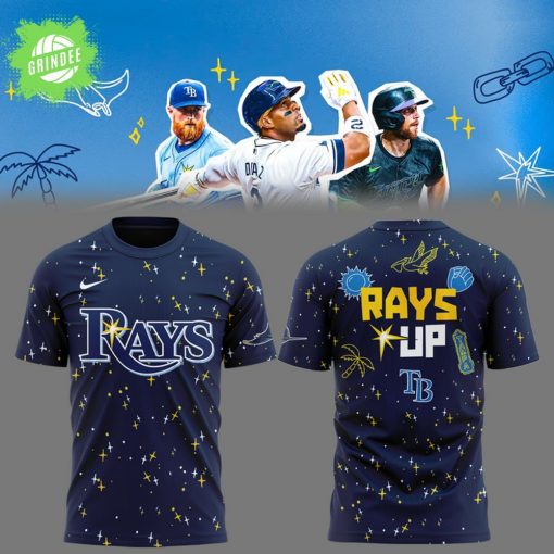 Tampa Bay Rays Up Navy T-Shirt 2025