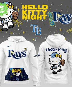 Tampa Bay Rays x Hello Kitty White Hoodie 2025