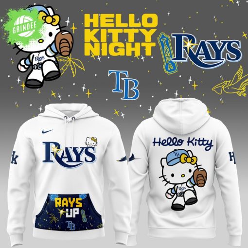 Tampa Bay Rays x Hello Kitty White Hoodie 2025