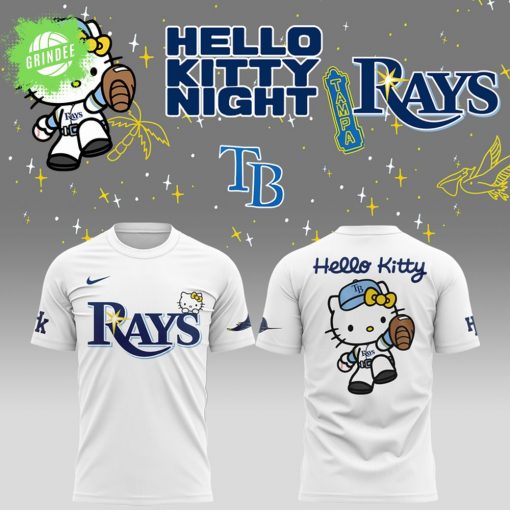 Tampa Bay Rays x Hello Kitty White T-Shirt 2025