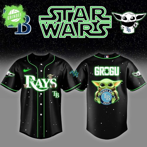 Tampa Bay Rays x Star Wars Grogu Night Jersey – Baby Yoda MLB Crossover Edition