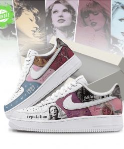 Taylor Swift Eras Tour Custom Air Force 1 Sneakers Album Style