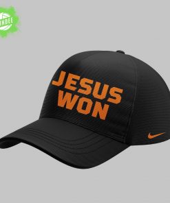 Tennessee Baseball JESUS WON “Jesus First Family Second Then Vols” Black T-Shirt