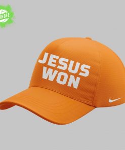 Tennessee Baseball JESUS WON Yellow Hoodie