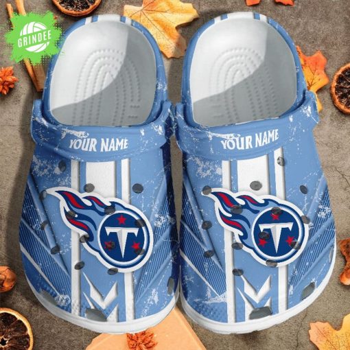 Tennessee Titans Custom Name Clogs Shoes Gift for Fans