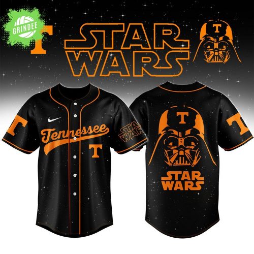 Tennessee Volunteers Basketball x Star Wars Baseball Jersey Shirt